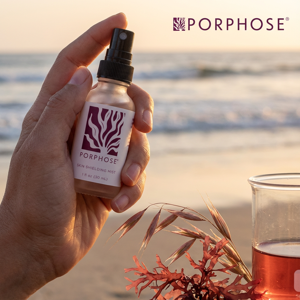 Porphose: Red Algae Skin Shielding Mist