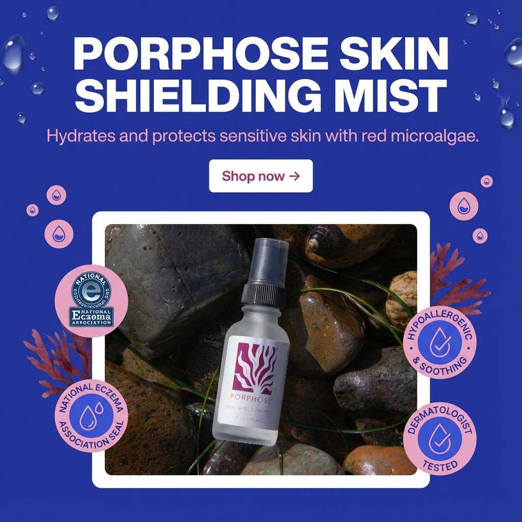 Porphose: Red Algae Skin Shielding Mist