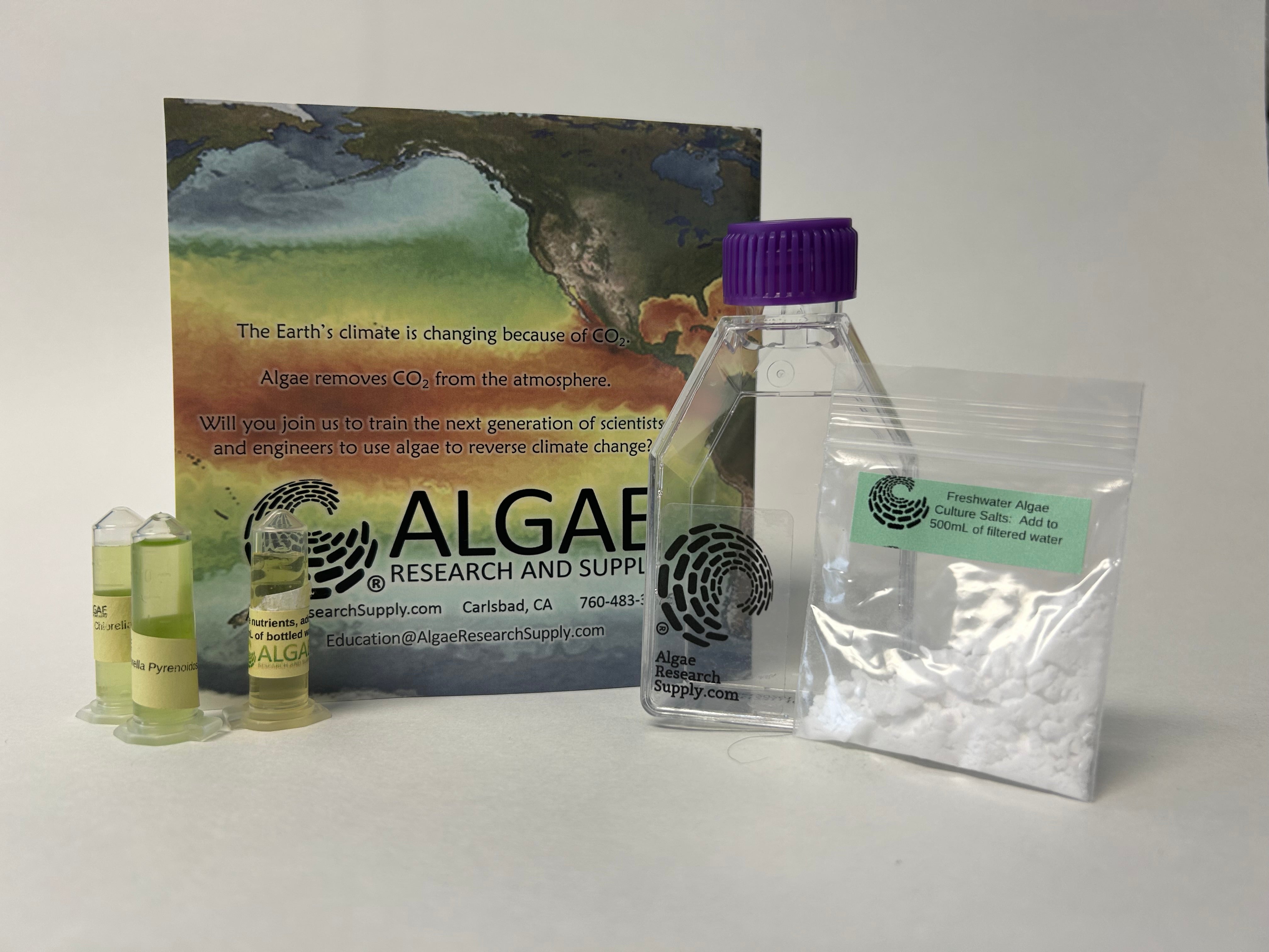 Algae Research Supply: Algae Culture Kit for Chlorella pyrenoidosa.