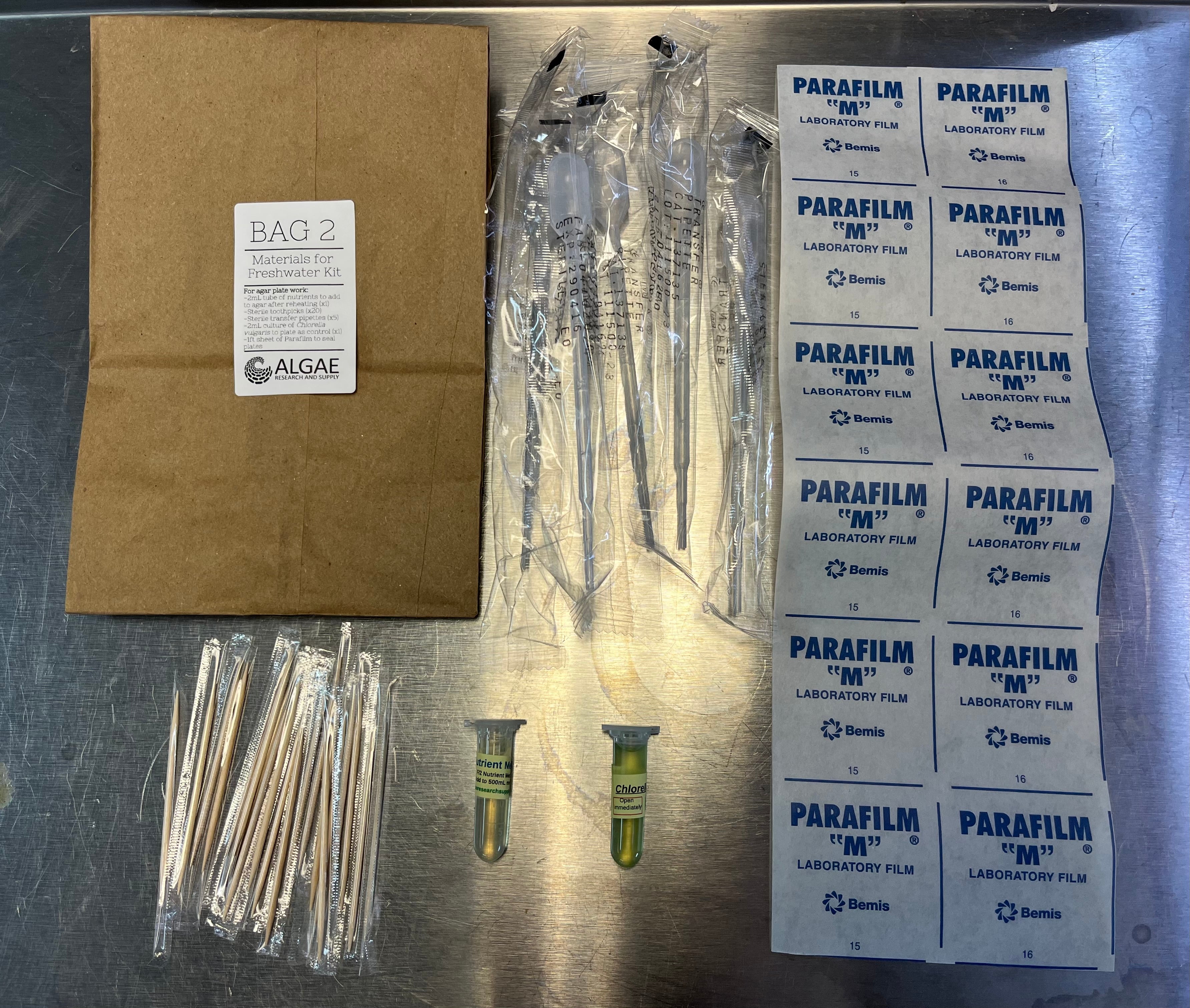 Bioprospecting Freshwater Algae Microbiology Kit