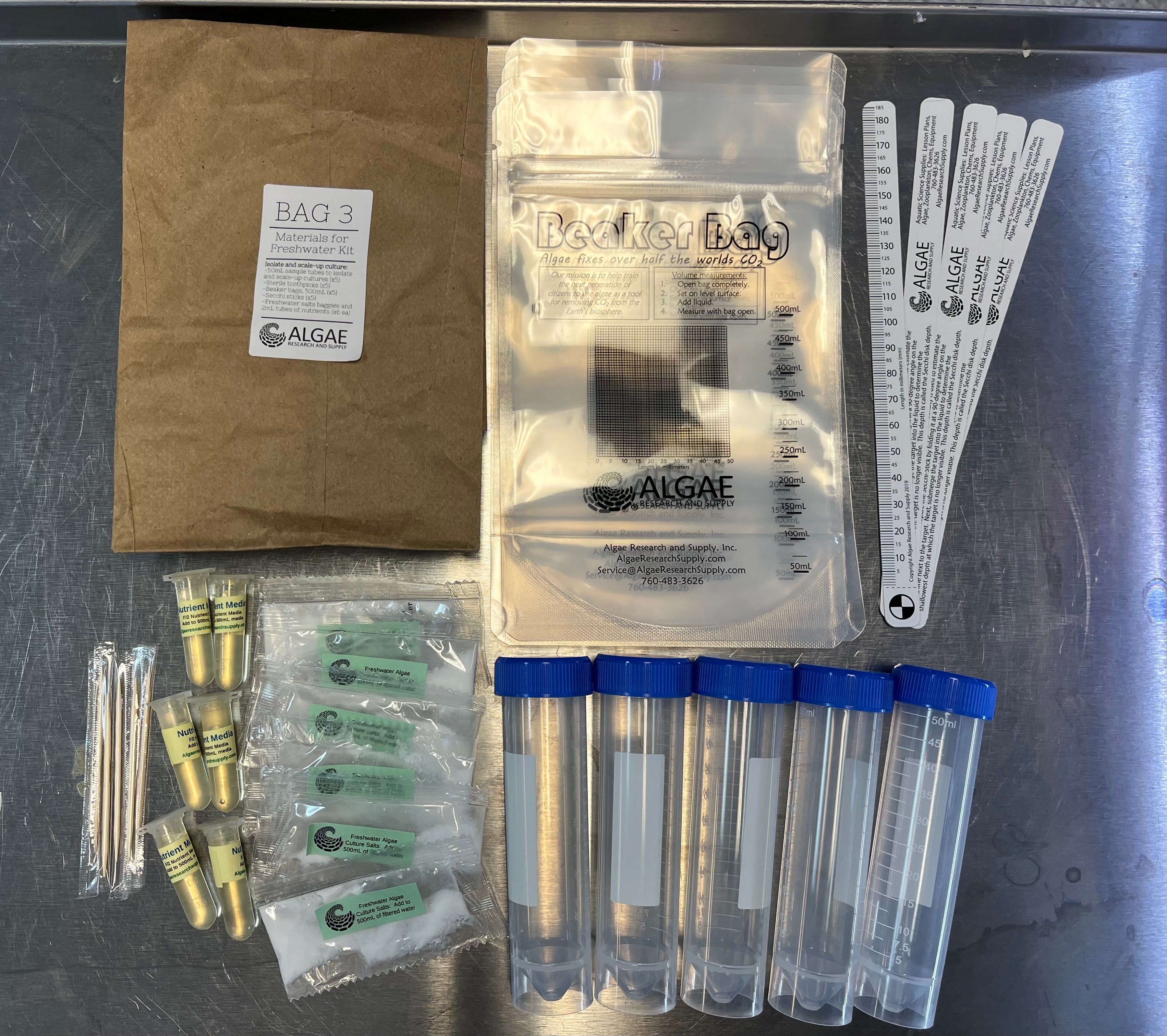 Bioprospecting Freshwater Algae Microbiology Kit