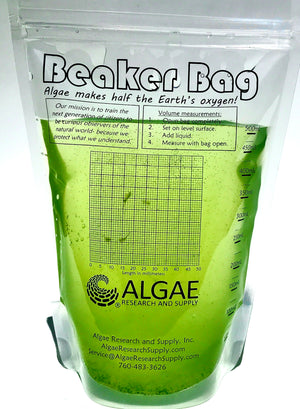 Brainy Briny's in a Beaker Bag:  Algae and Brine Shrimp Growing Kit. (K-12, HS, AP-Bio, AP-ES)
