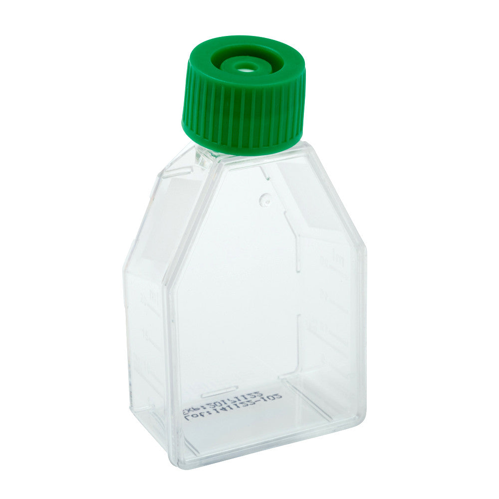 This is our signature 50mL culture flask. It is great for growing algae or other microbes.