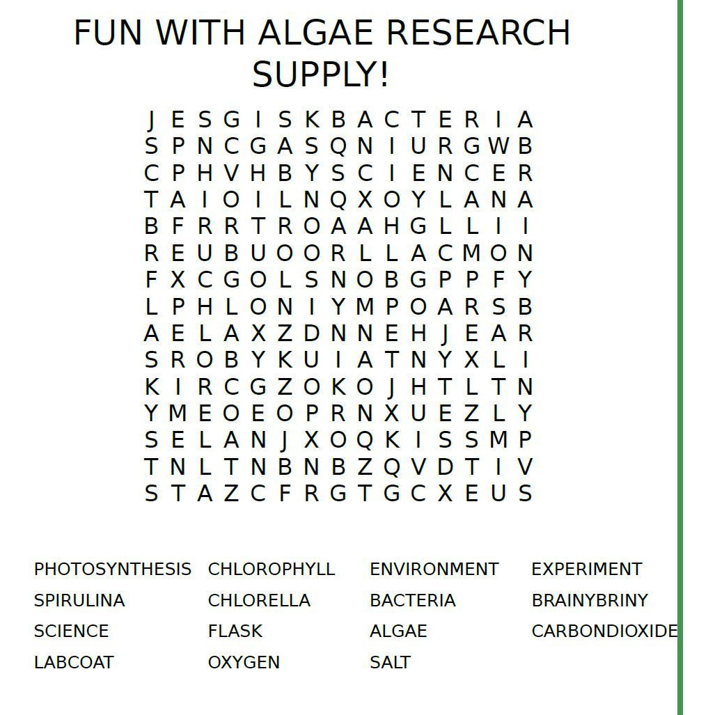 Aquatic Science Puzzles