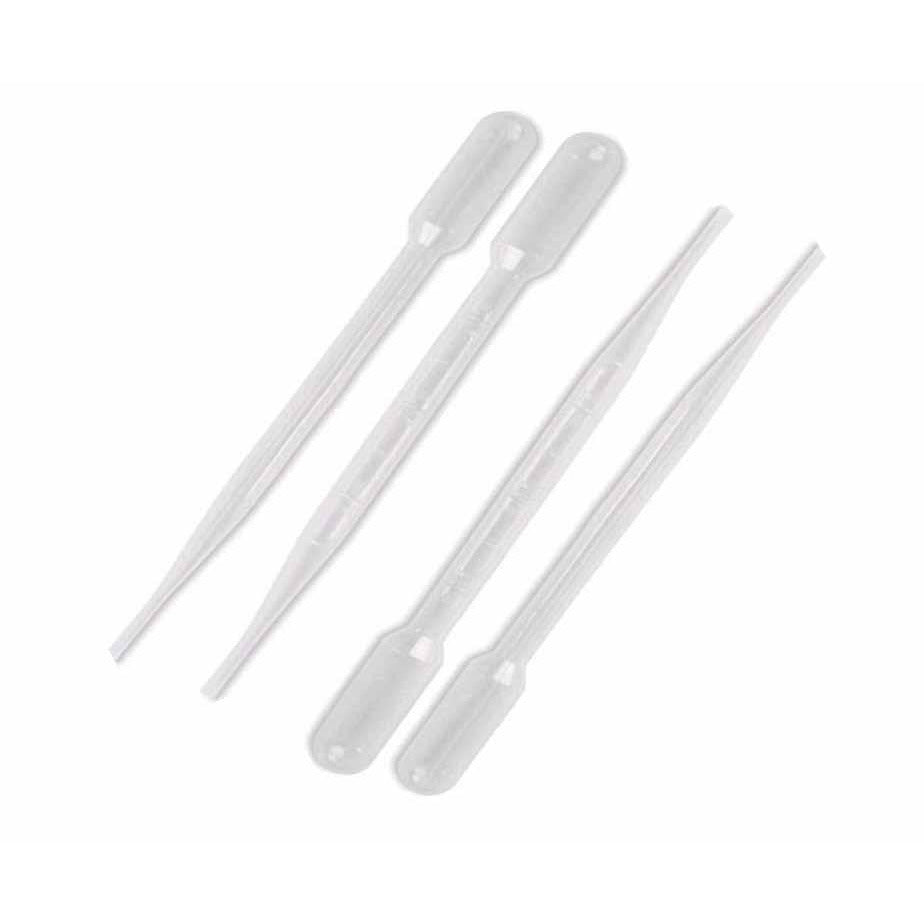 This is a set of transfer pipettes made from polycarbonate.