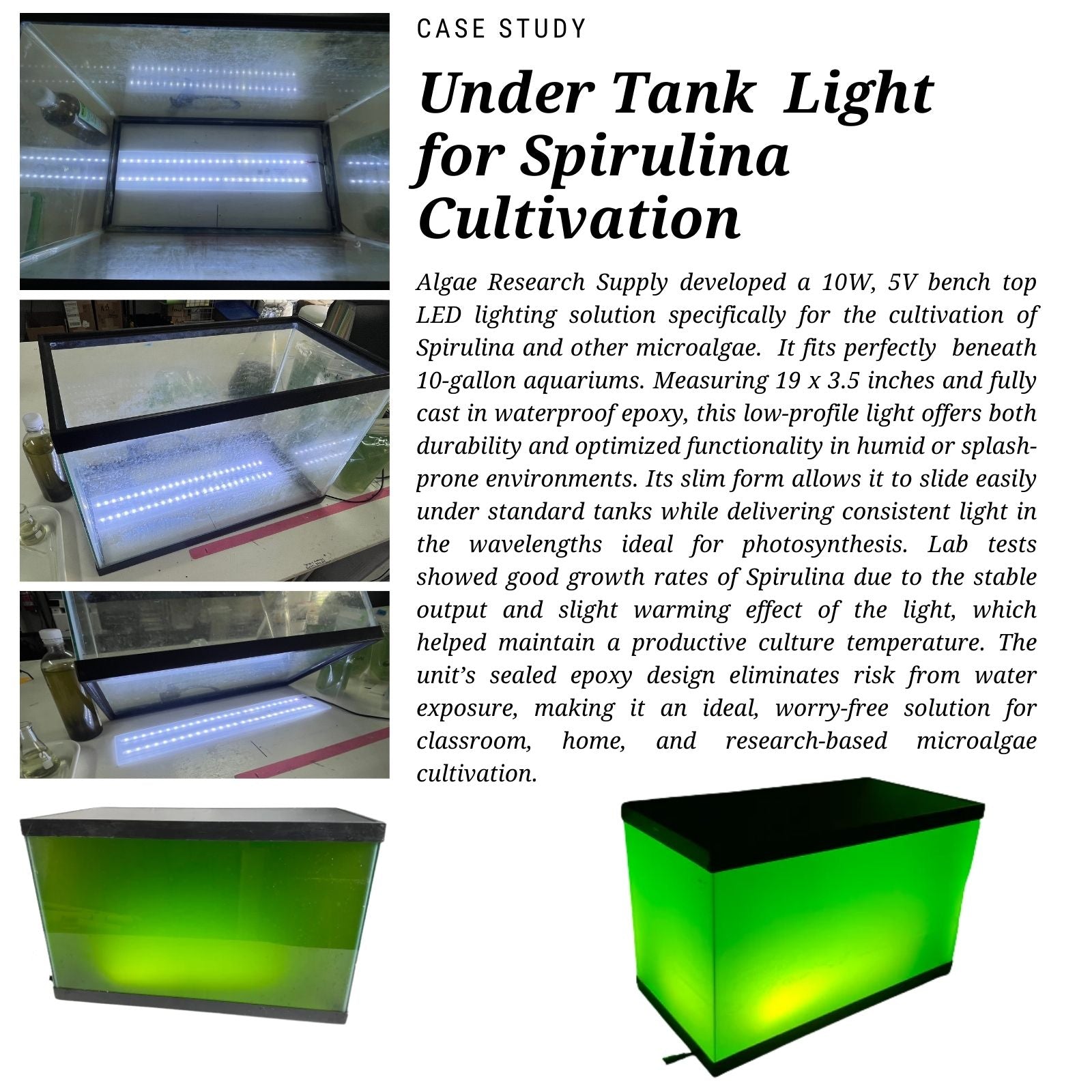 Benchtop Algae Light