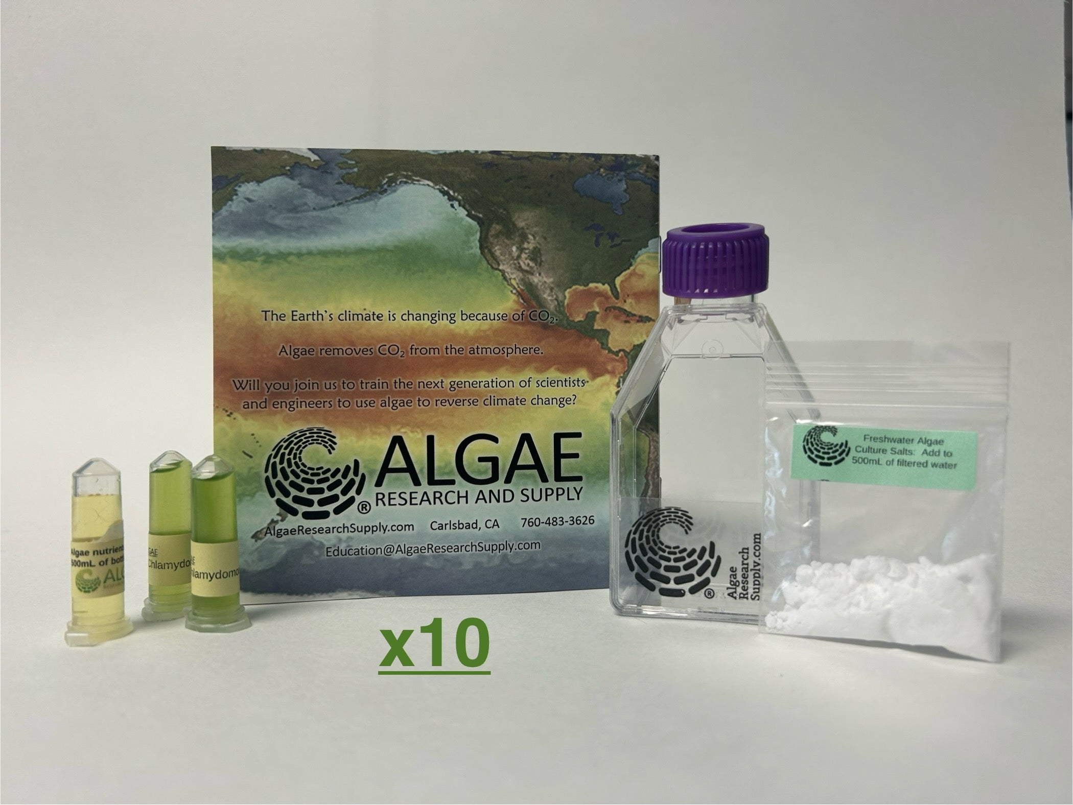 Algae Research Supply: Algae Culture Kit for Chlamydomonas