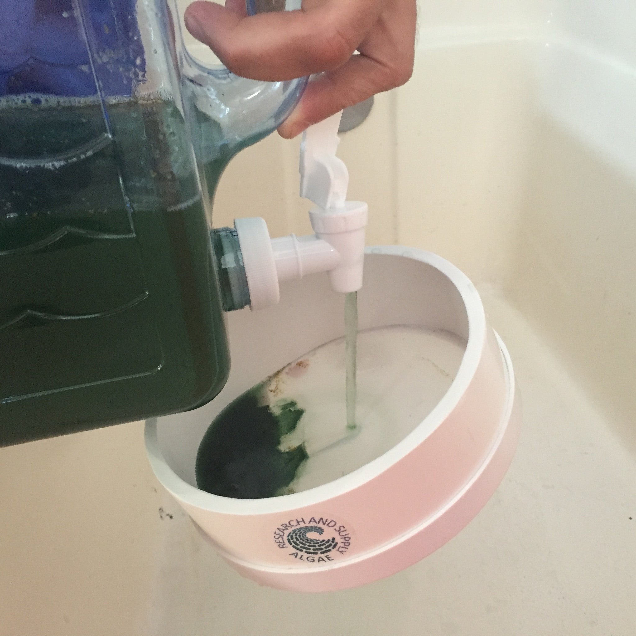This is an Algae Research Supply Spirulina Harvesting screen. It has been specifically engineered to separate colonies of spirulina from water.